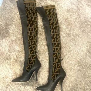 Fendi Thigh High Boots-like new